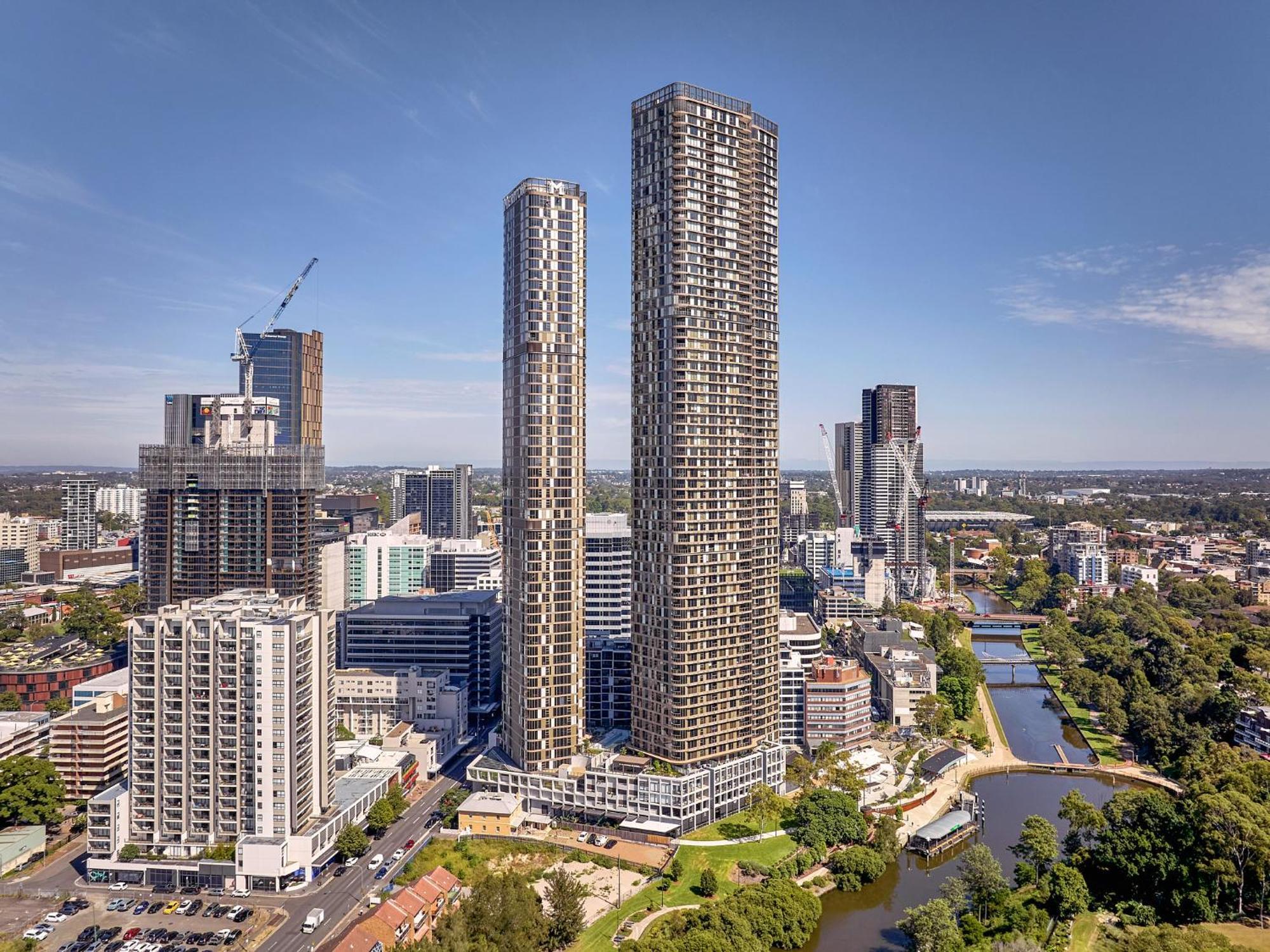 סידני Meriton Suites George Street, Parramatta מראה חיצוני תמונה