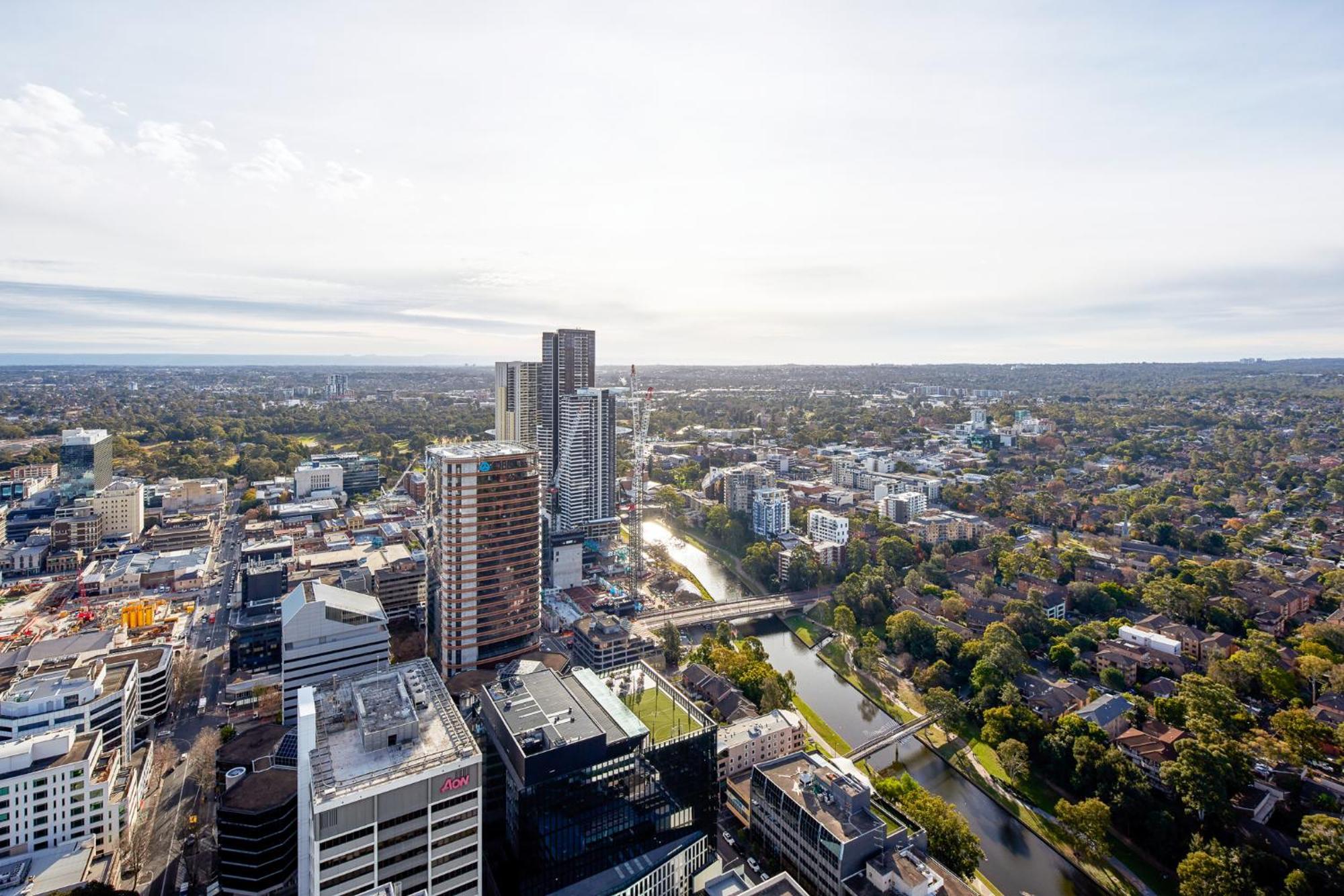 סידני Meriton Suites George Street, Parramatta מראה חיצוני תמונה